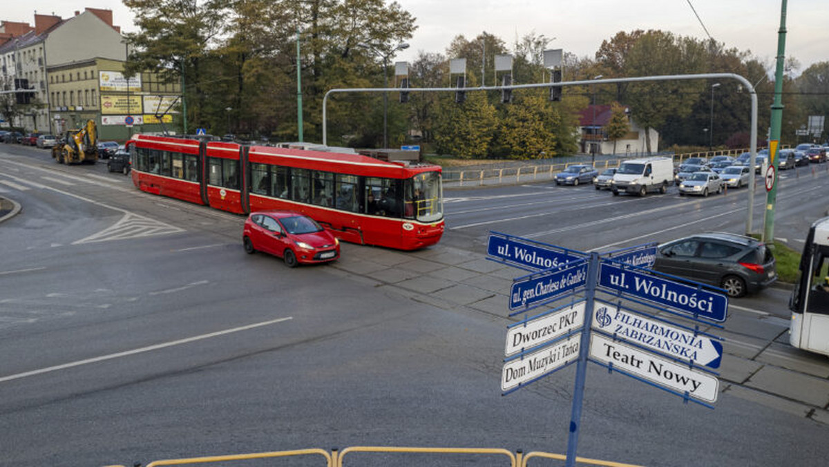 Zabrze: Remont torowiska w osi ul. Wolności. Kolejna inwestycja w centrum