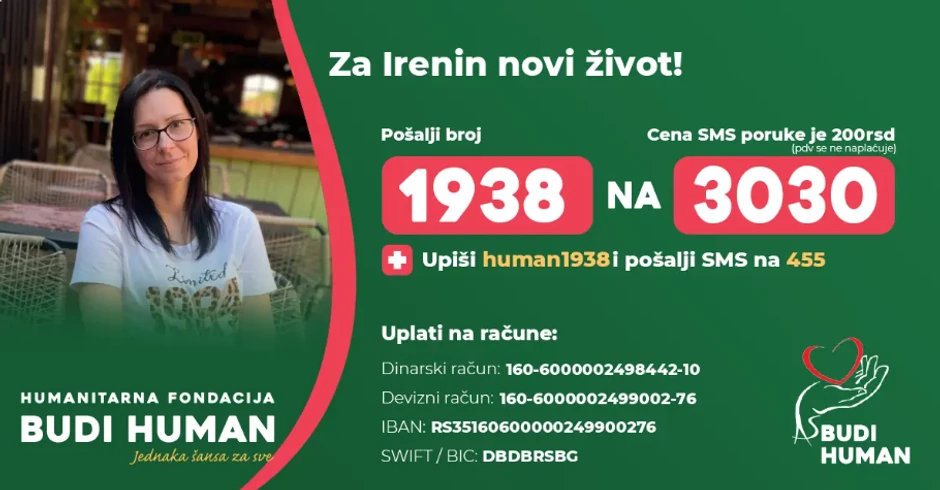 Pomoć za Irenu Milenković