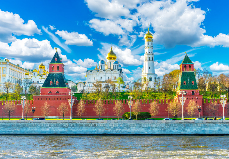 Dzwonnica Iwana Wielkiego na tle Kremla