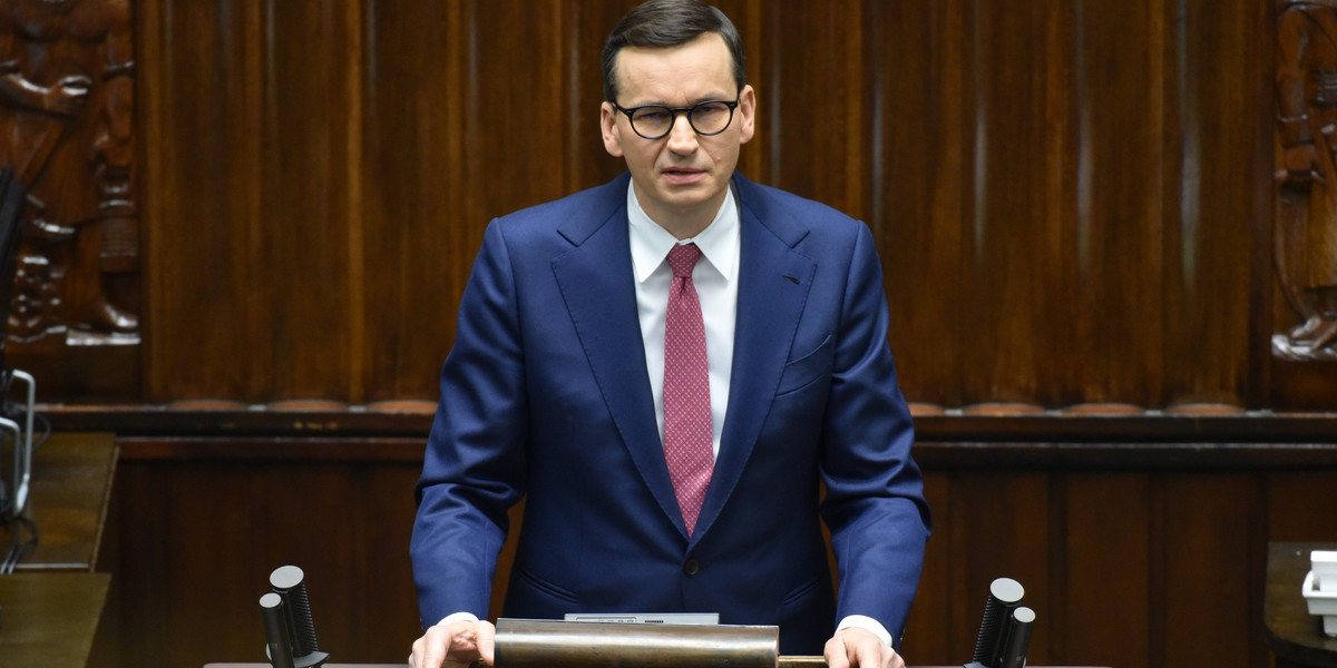 Premier Mateusz Morawiecki.