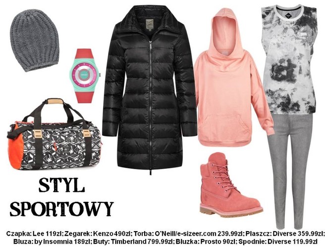 Jesienna STYLIZACJA z płaszczem w stylu sportowym