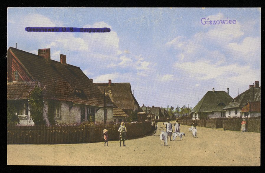 Pocztówka z Gieschewald (Giszowiec), lata 1918-1939