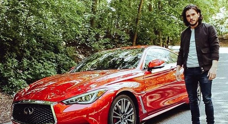 Kit Harrington and the Infiniti Q60