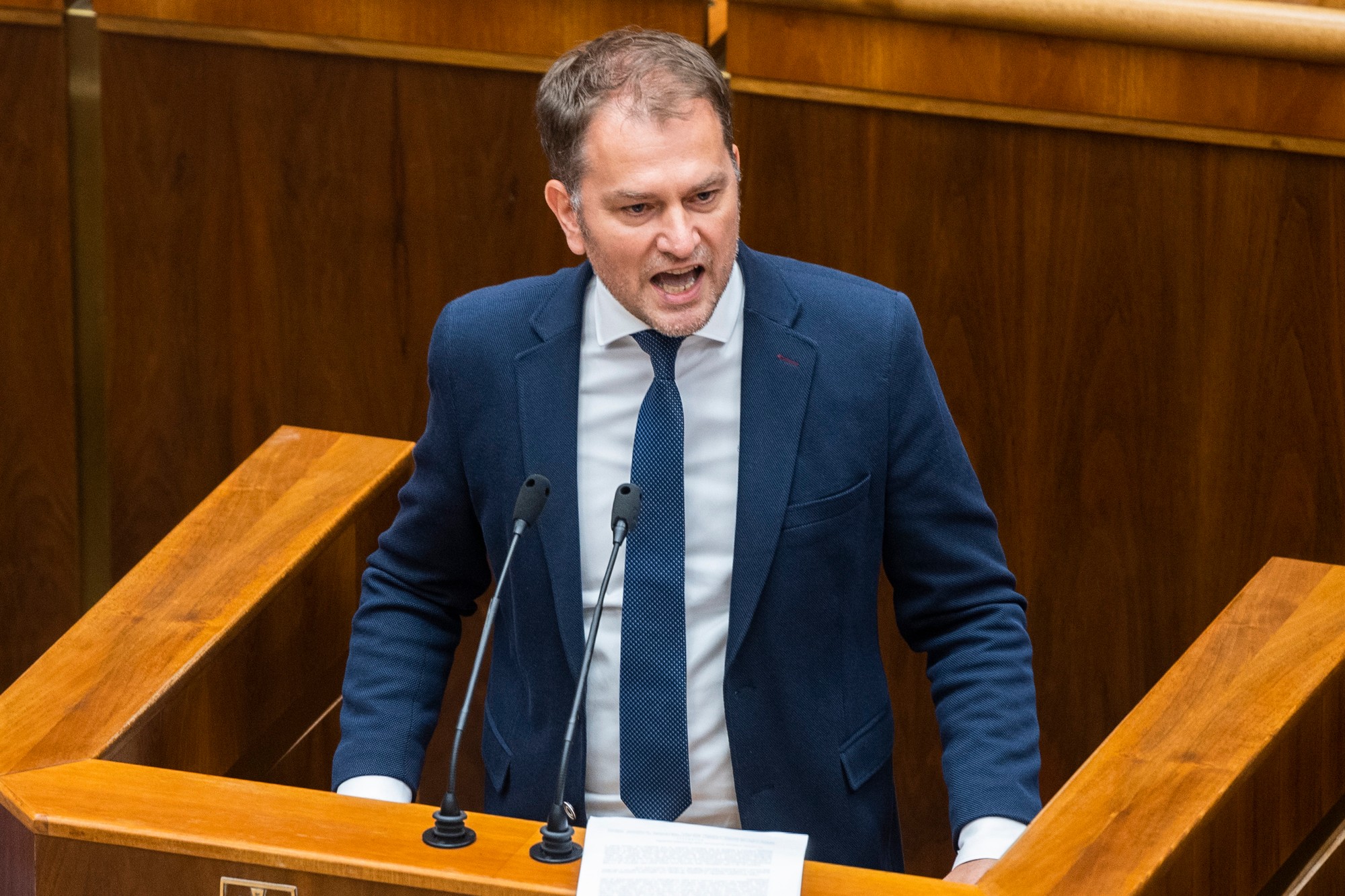 Podpredseda vlády SR a minister financií SR Igor Matovič.