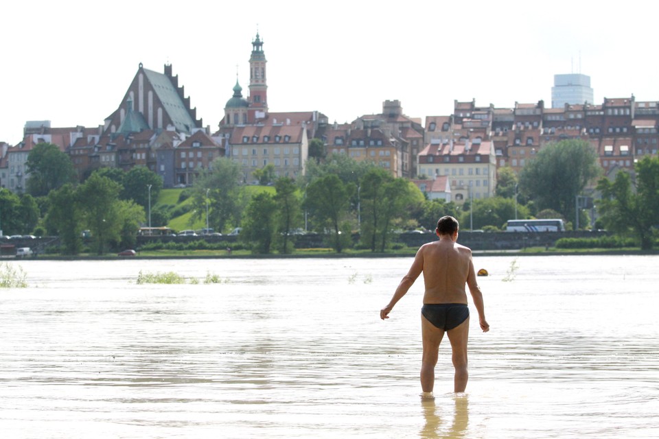 WARSZAWA WISŁA POWÓDŹ