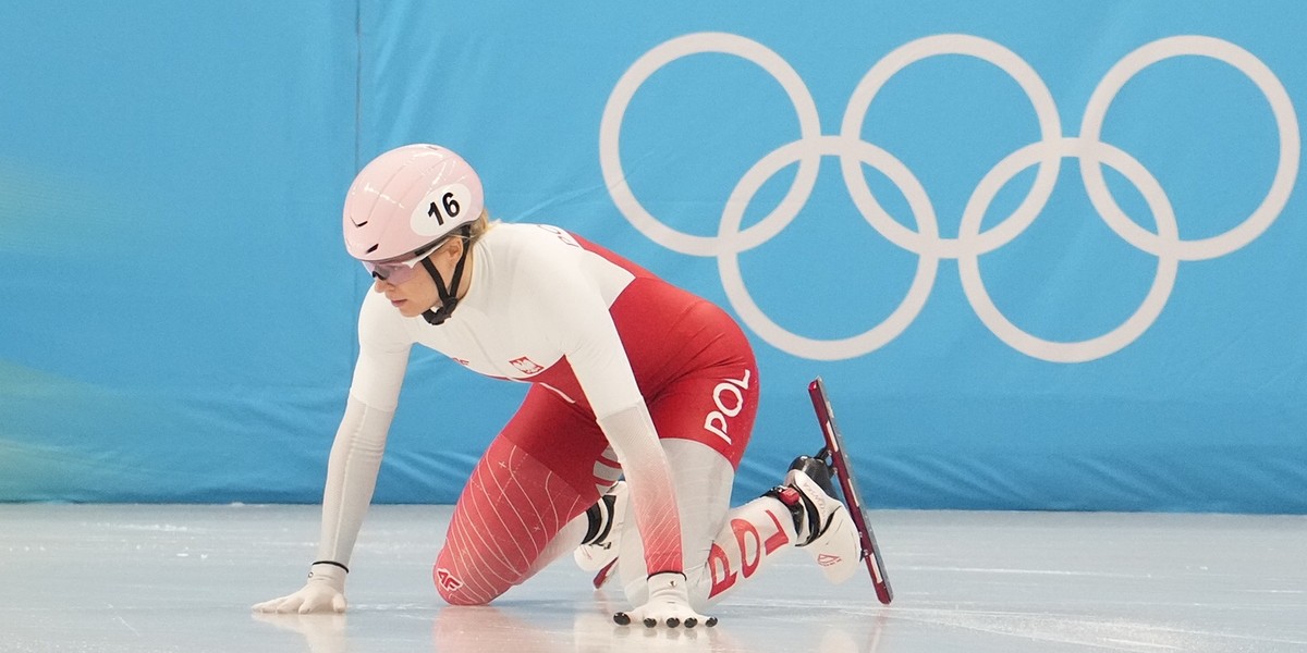 Natalia Maliszewska upadał w ćwierćfinale na 1000 metrów.