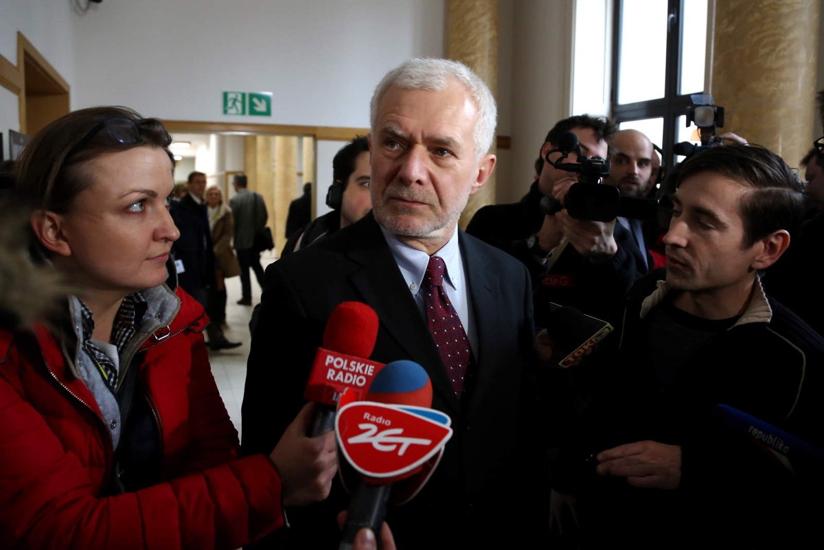 Jacek Merkel w sądzie. Fot. Tomasz Gzell/PAP