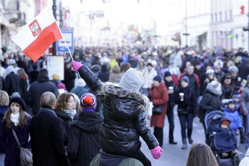 Tysiące Polaków na obchodach Święta Niepodległości