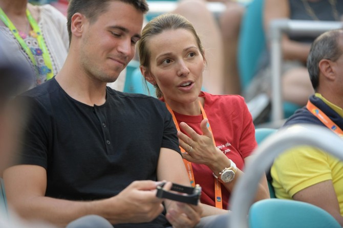 Jelena i Đorđe Đoković  u Majamiju 