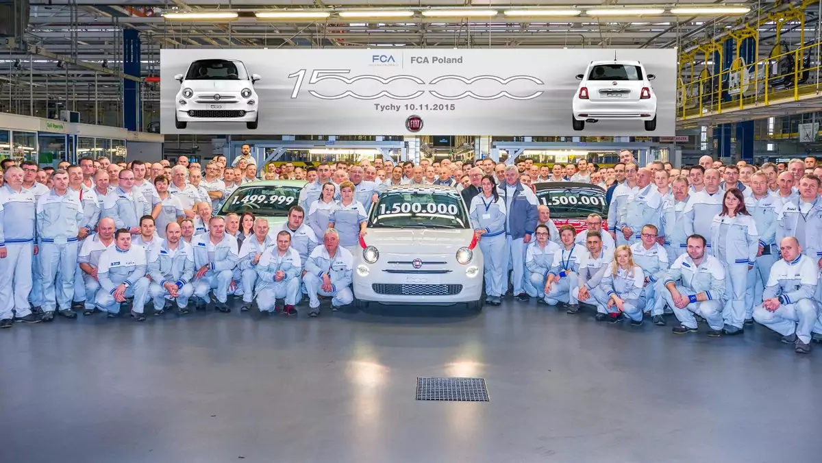 1 500 000 Fiatów 500 wyprodukowano w fabryce w Tychach