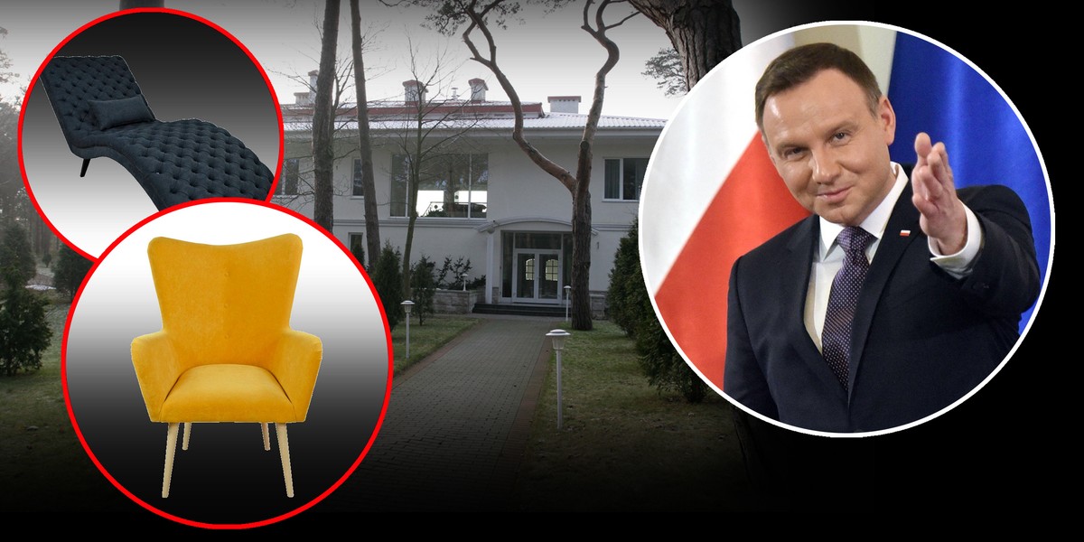 Wiemy, ile dokładnie kosztowały nowe meble dla prezydenta. 