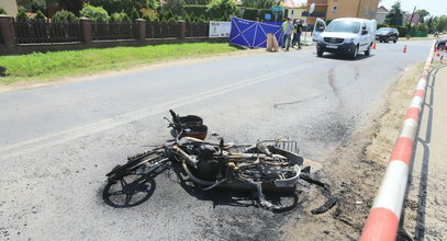 Horror pod Wrocławiem. Motocykl stanął w płomieniach. Nie żyje mężczyzna
