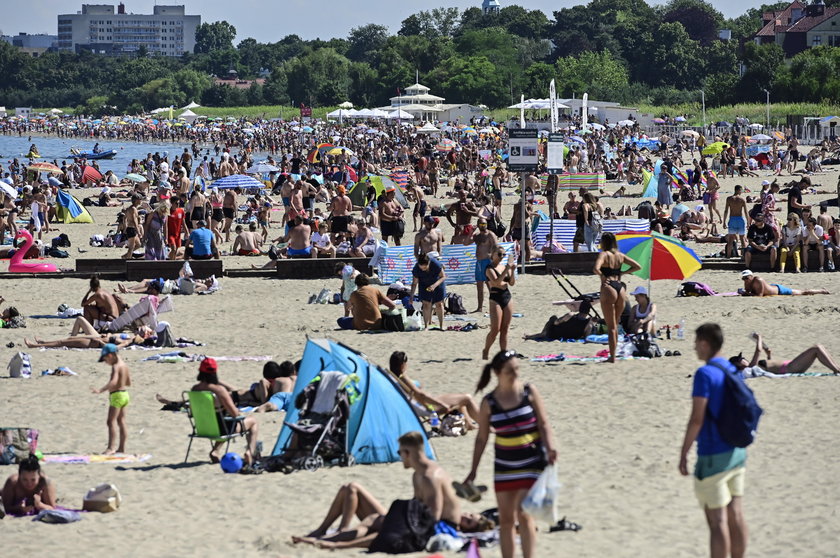 Plaża w Sopocie