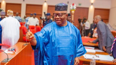 President of the Senate, Godswill Akpabio.