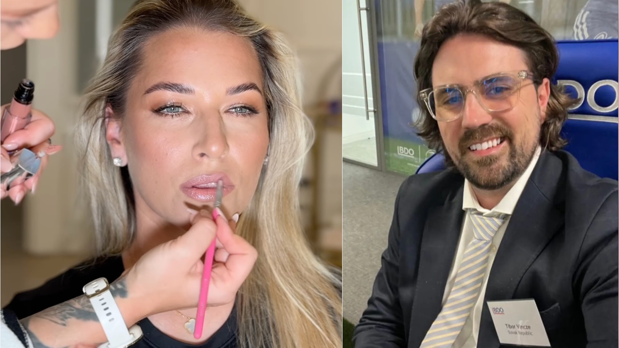 Dominika Navara Cibulková a Tibor Vincze