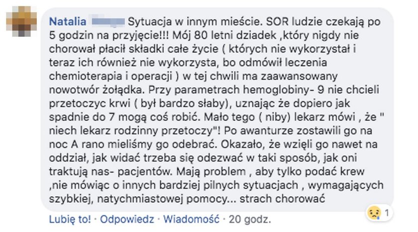 Oto opinie pacjentów o SOR-ach!