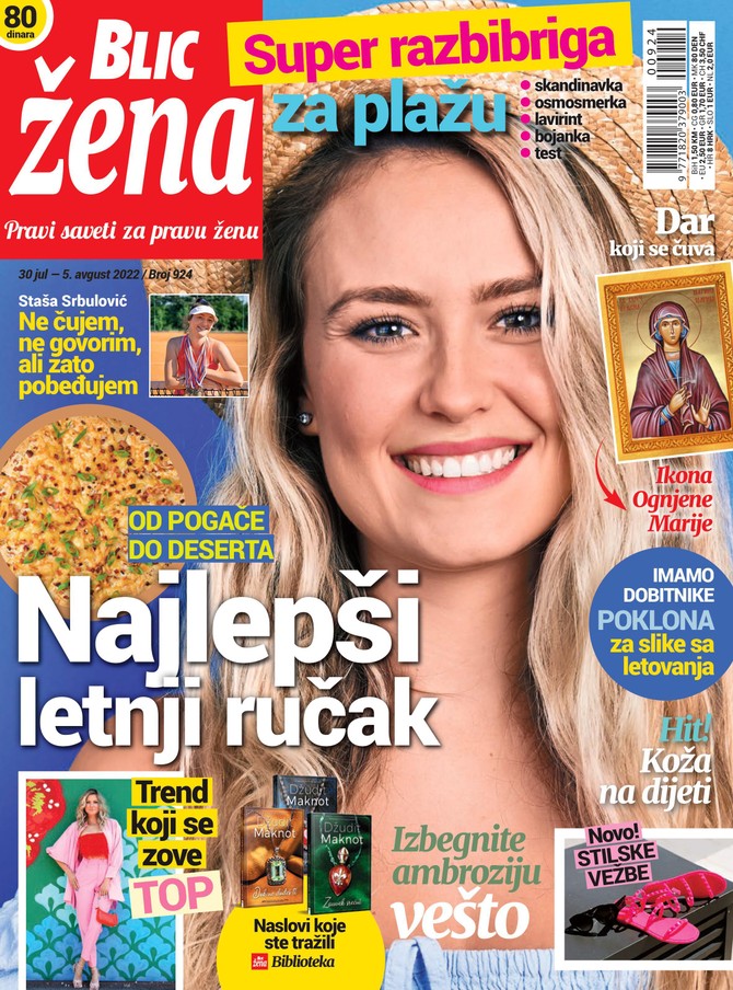 Novi broj "Blic žene" stiže u subotu 30. jula
