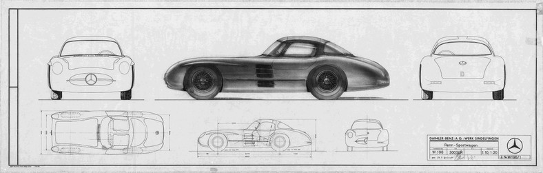 1955 Mercedes 300 SLR Uhlenhaut Coupé