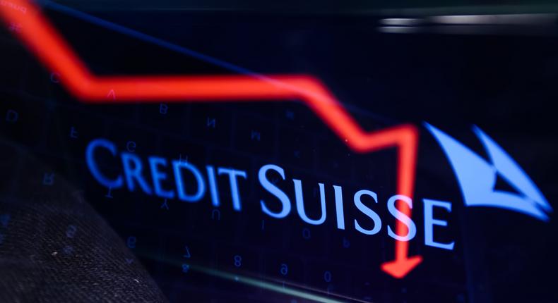 Some of the world's biggest bond investors have suffered massive losses after Credit Suisse imploded.NurPhoto/Getty Images