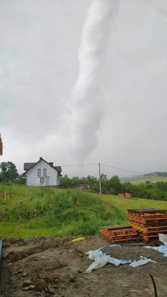 Trąba powietrzna przeszła przez Sądecczyznę