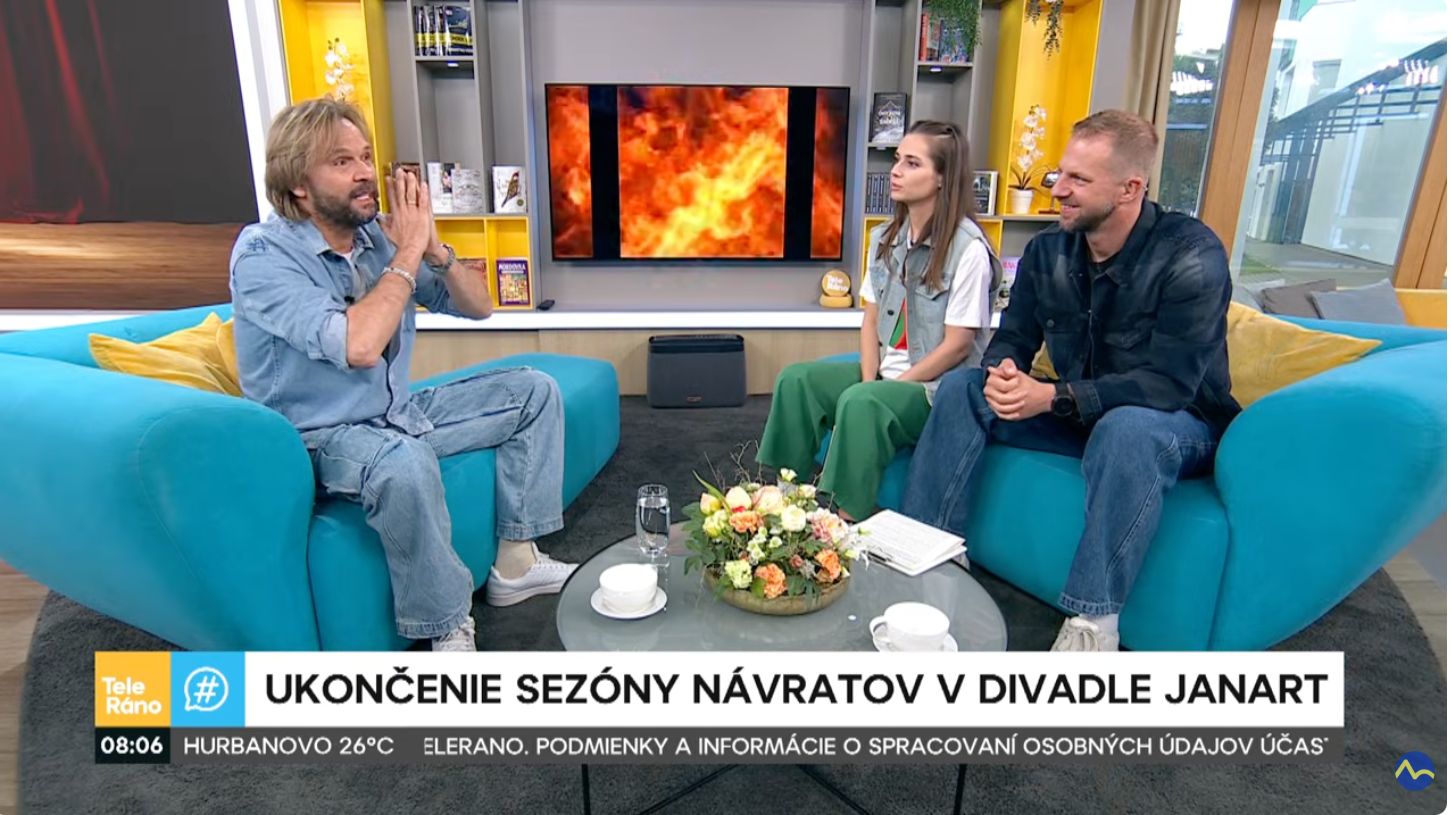 Choreograf a prísny porotca Let's Dance Ján Ďurovčík v Teleráne.