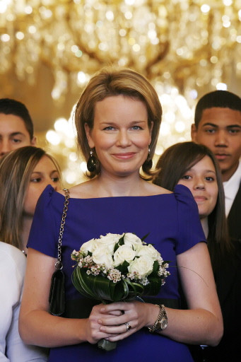 BELGIUM-ROYALS-PRINCESS-MATHILDE-PRIZE