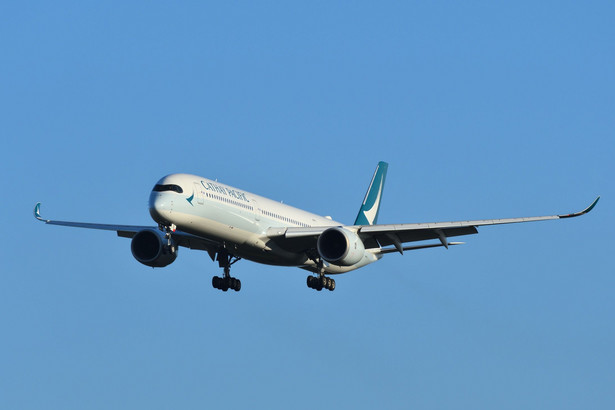 Airbus A350 w barwach Cathay Pacific