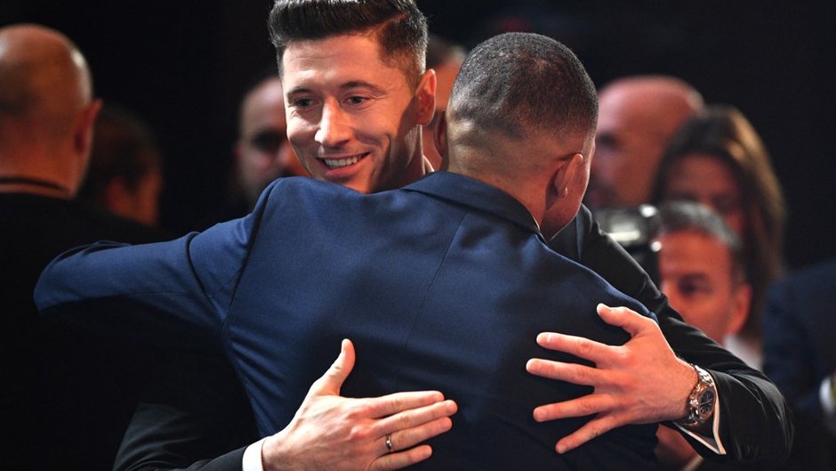 Robert Lewandowski  i Kylian Mbappe