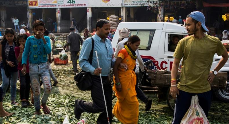 There are an estimated eight million blind people in India