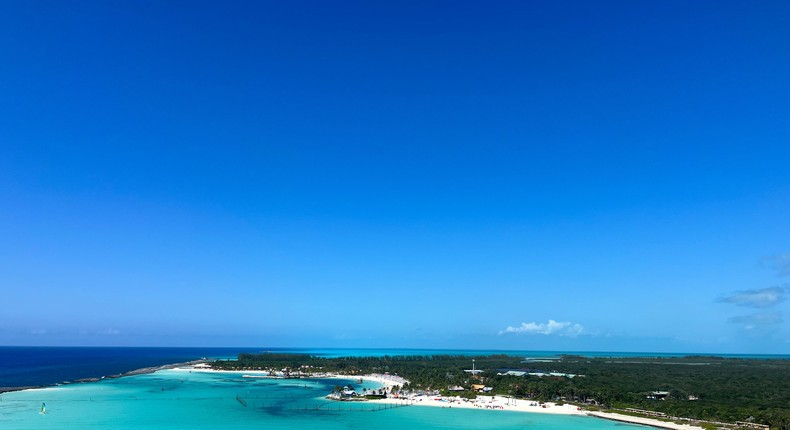 Castaway Cay is Disney's private island. Megan duBois