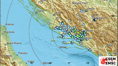 Silne trzęsienie ziemi na granicy Chorwacji, Bośni i Hercegowiny