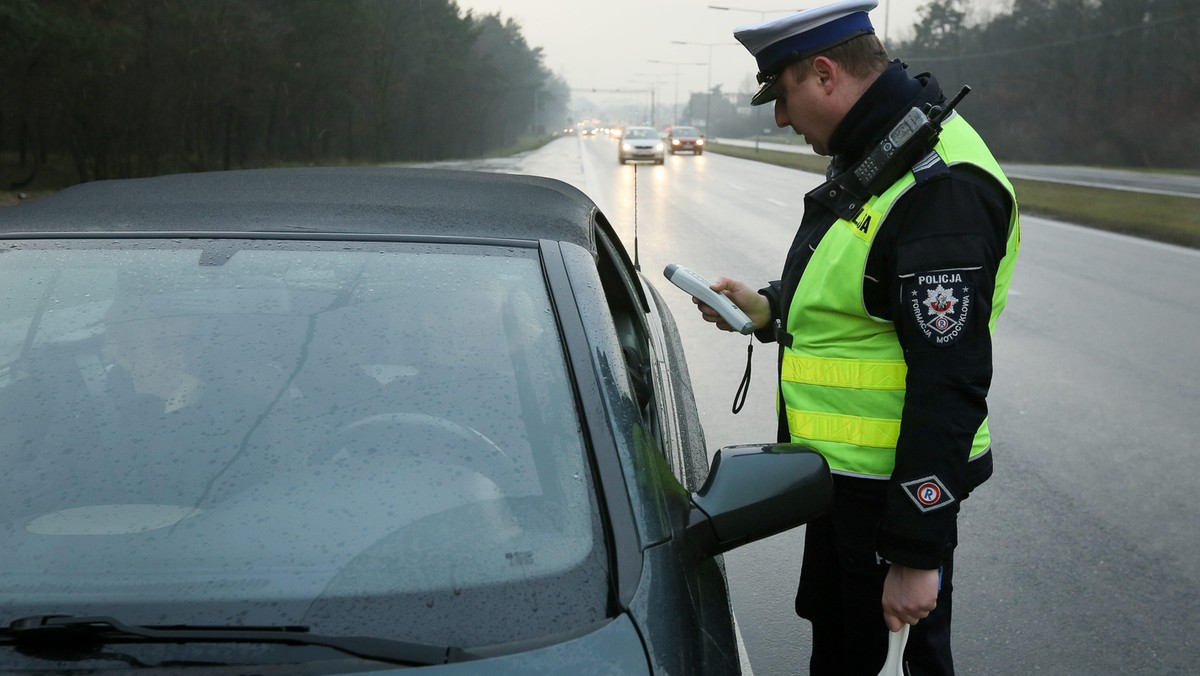 kontrola drogowa, policja