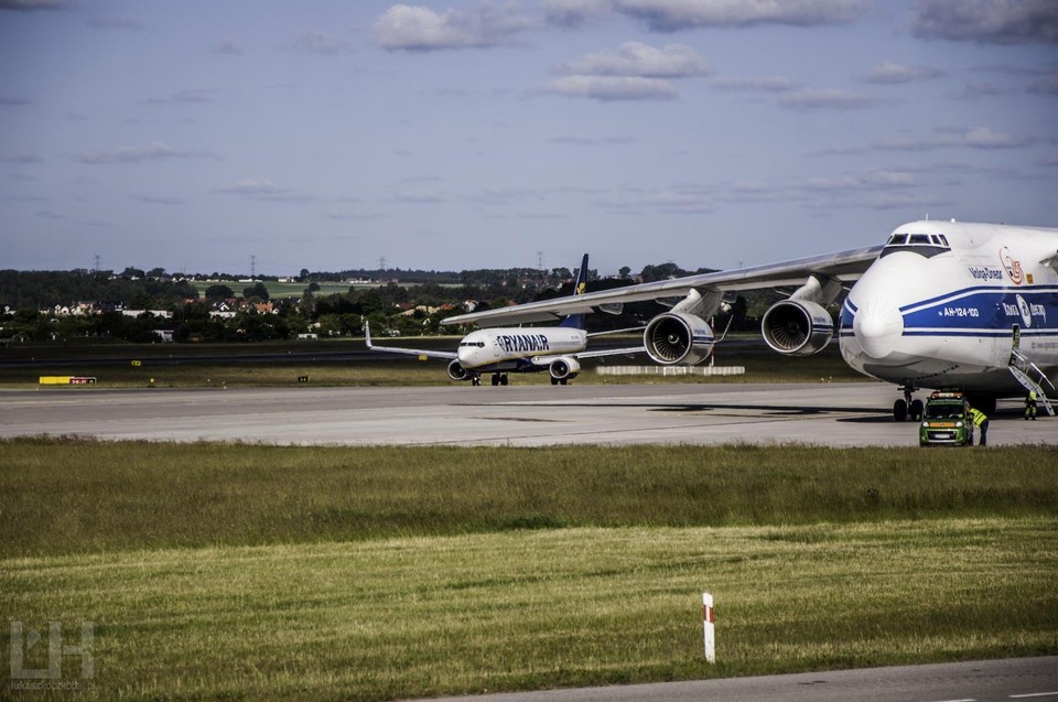 AN-124 Rusłan zawitał dzisiaj do Gdańska