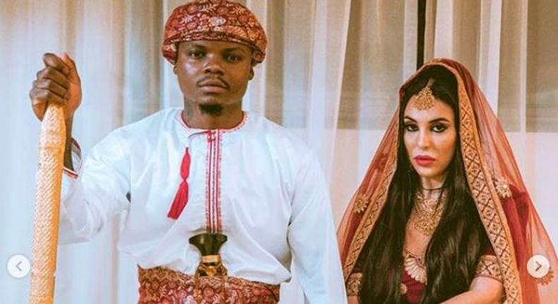 Harmonize makes special request to wife Sarah months after wedding
