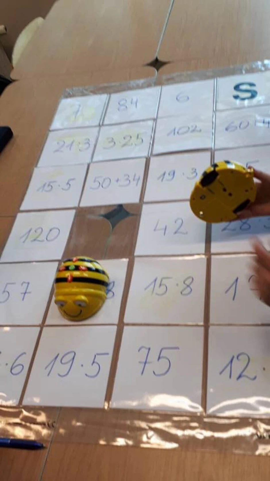 Đaci moraju da isprogramiraju kretanje pčele