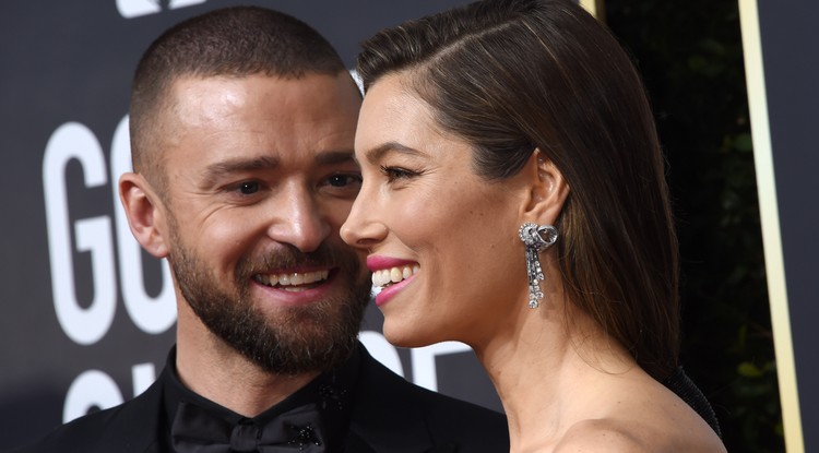 Justin Timberlake és felesége, Jessica Biel