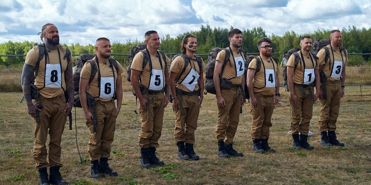 Uczestnicy programu "Nasi w mundurach". 