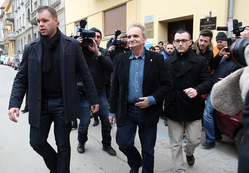 Hapšenje Branimira Glavaša u Osijeku 5. marta 2015