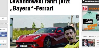 Lewy sprawił sobie Ferrari