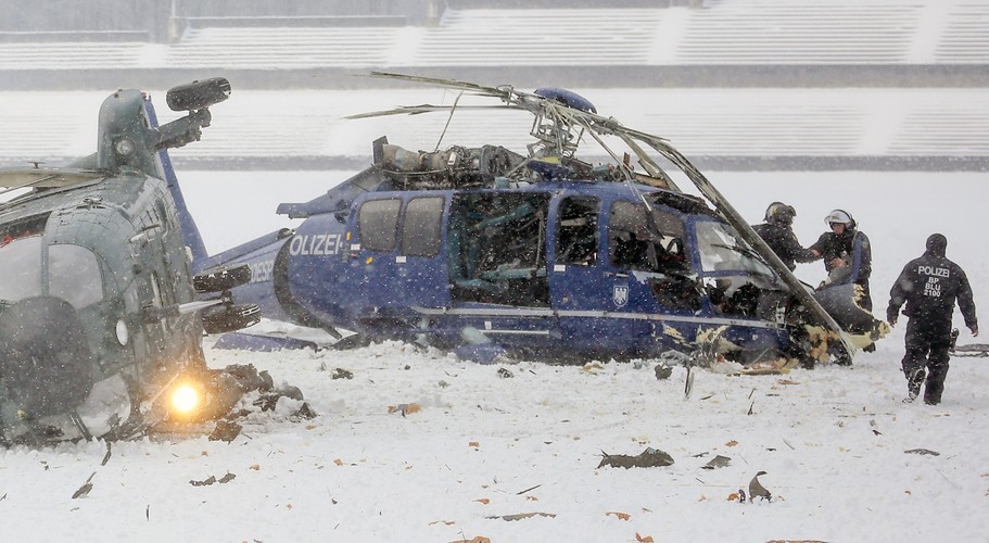 Zderzenie helikopterów