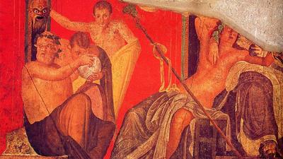 Dionizos misteria pompeje