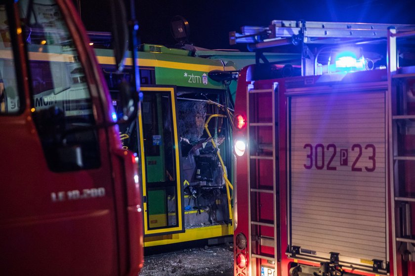 Dramatyczny wypadek tramwajów w Poznaniu