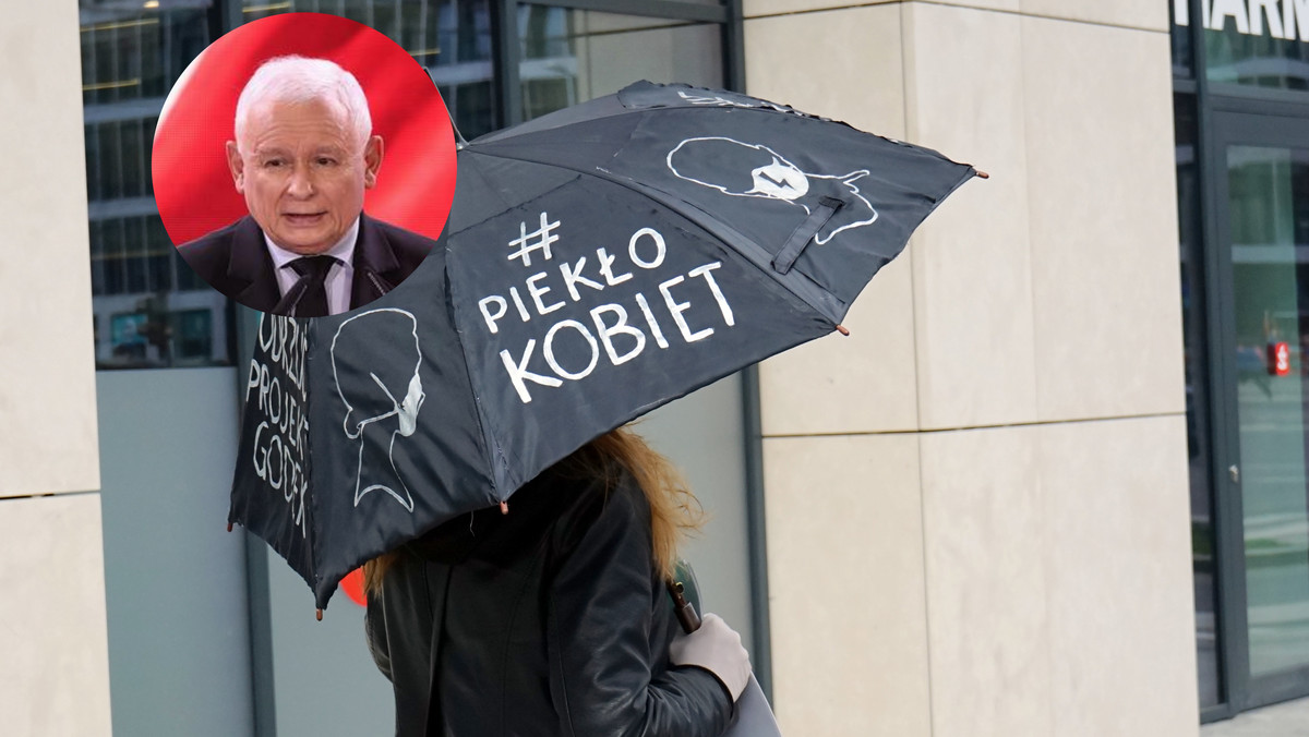 Kaczyński o kobietach w ciąży. "Prezes chyba boi się o wynik"