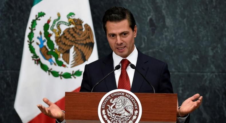 Enrique Pena Nieto is being investigated over graft allegations at Mexican oil firm Pemex