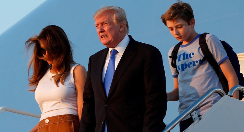 Barron will start school at St. Andrew's Episcopal School in Potomac, Maryland.