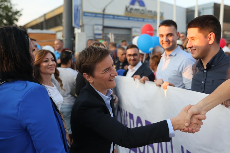 Ana Brnabić na Voždovcu