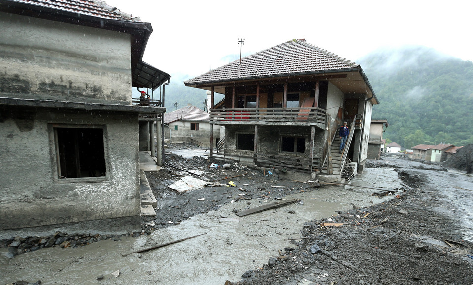 BOSNIA, FLOOD (Flooding in Bosnia)