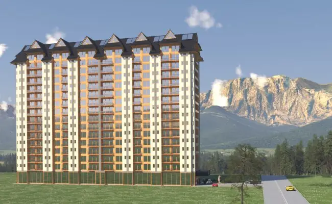 Piękna wizualizacja hotelu Zakopane Mountain Resort