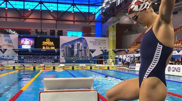Hosszú az úszó-vk második szakaszán, Dohában is mindekit lenyűgözött /Fotó: Instagram