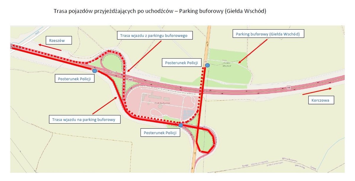 Autostrada A4 i korytarz humanitarny